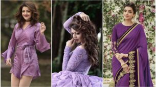 Who Else Is Crushing Over Lavender Colour Lately? Get Your Eyes On Kajal Aggarwal’s Pics