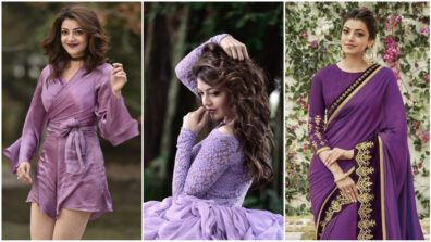 Who Else Is Crushing Over Lavender Colour Lately? Get Your Eyes On Kajal Aggarwal’s Pics