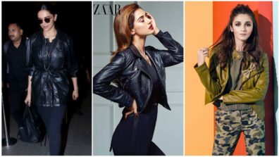 Winter Is Here: Raise the heat with your leather jacket style the Deepika Padukone, Disha Patani and Alia Bhatt style