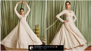 World-class Beauty: Sonam Kapoor enthralls netizens with her gorgeous Indo-Western ethnic look, hubby Anand Ahuja has a romantic reaction