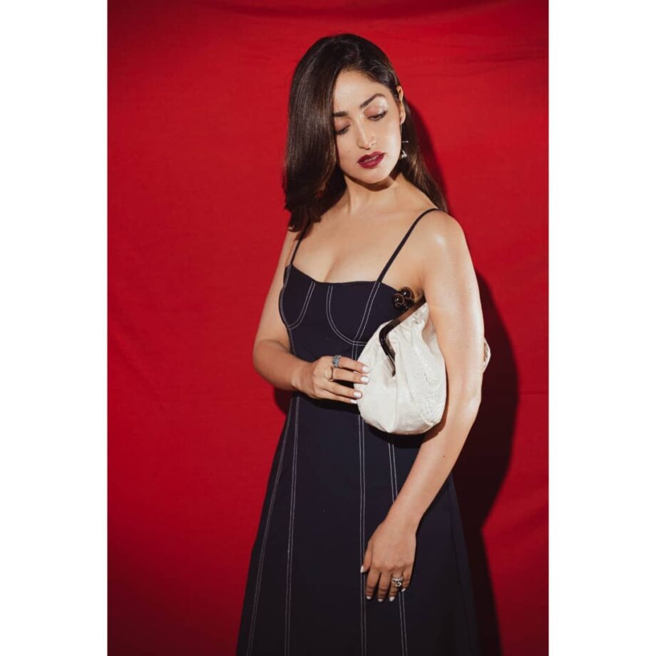 Yami Gautam Goes Simple Yet Chic In Black Maxi With Spaghetti Strip Dress: Wins Hearts Of Fans - 2