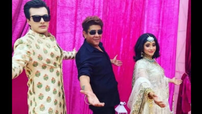 Yeh Rishta Kya Kehlata Hai director Rajan Shahi shares an emotional moment with Mohsin Khan and Shivangi Joshi and it has an SRK connection to it