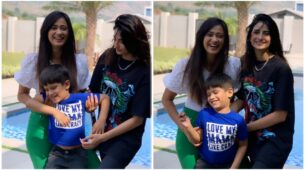 ‘Yummy Mummy’ Shweta Tiwari proves she’s a diva ageing backwards, see viral video with children