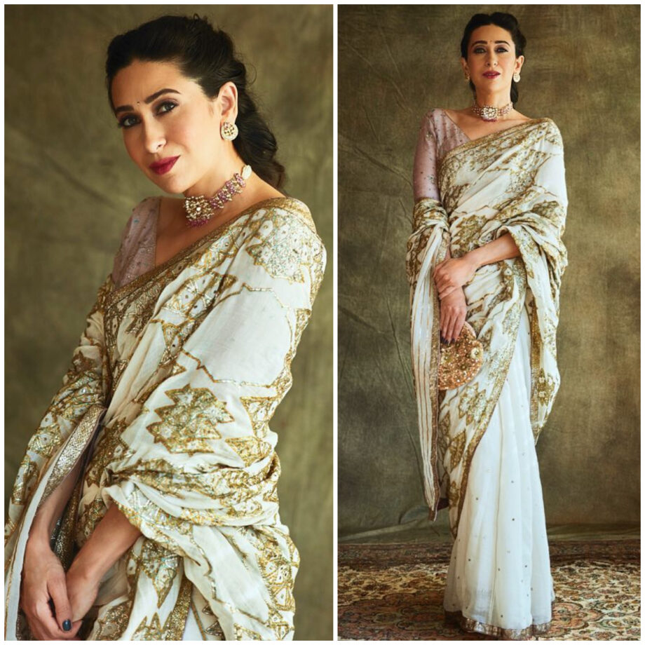 5 Times Karisma Kapoor Left Us Gasping For Breath In Desi Sarees - 3