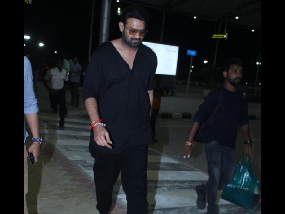 5 Times Prabhas Proved That Black And White Is His Color With Stunning Ensembles - 1