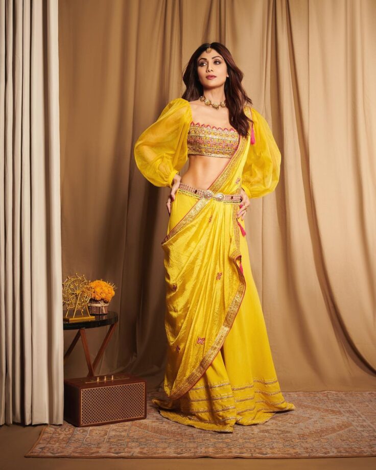 5 Times Shilpa Shetty Proved Sartorial Excellence Begins With Saree - 2