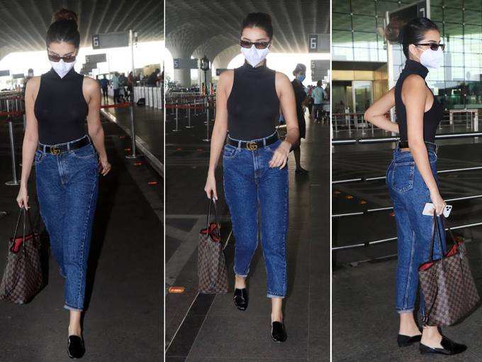 5 Times Tara Sutaria Proved Black Is A Perfect Airport Look Outfit - 1