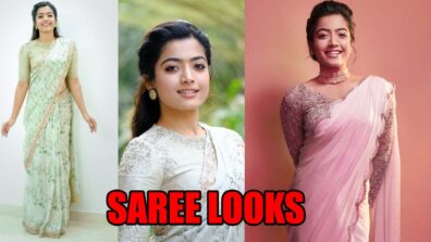 6 Times Rashmika Mandanna Sent Us Crushing In Saree