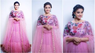 Fashion Style: Keerthy Suresh’s 3 Piece Pink Set Is What You Need To Steal, Take Cues
