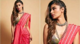 Our Favorite Pre-Draped Saree Looks Of Gorgeous Mouni Roy Of All Time, See Here