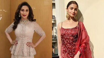 Madhuri Dixit To Alia Bhatt: Hottest Divas Who Opted For Belt On Their Traditional Outfits