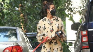 Did You Know You Could Slay The Streets With Only Tracksuit? Have A Look At Malaika Arora Doing It In Her Nude Style Masaba Tracksuit