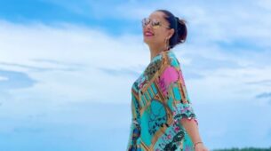 Bipasha Basu Looks Total Knockout As She Slays In the Maldives In Kaftan