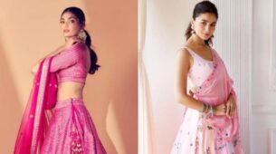 Athiya Shetty To Alia Bhatt: Bollywood Divas In Pink Lehenga