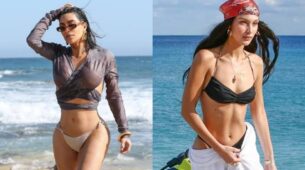 Kim Kardashian To Bella Hadid: 3 Times Hollywood Hotties Showed Us Ways To Look Like Beach Babes