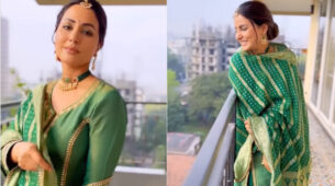 A tour to Hina Khan’s traditional couturiers, best for wedding guest style