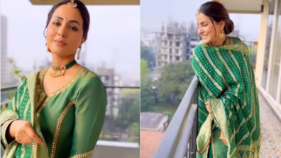 A tour to Hina Khan’s traditional couturiers, best for wedding guest style