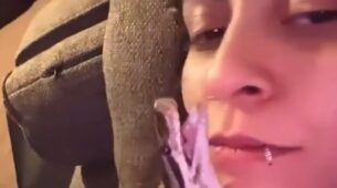 A Viral Video Of A Girl Can Be Seen Cuddling With Her Pet Snake, Netizens Can’t Keep Calm