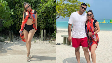 After marriage, Shraddha Arya enjoys romantic honeymoon with husband at beach, pic goes viral