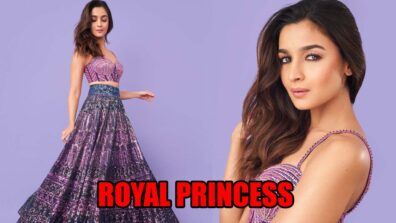 Alia Bhatt looks like a royal princess in purple sequinned lehenga, fans can’t stop drooling