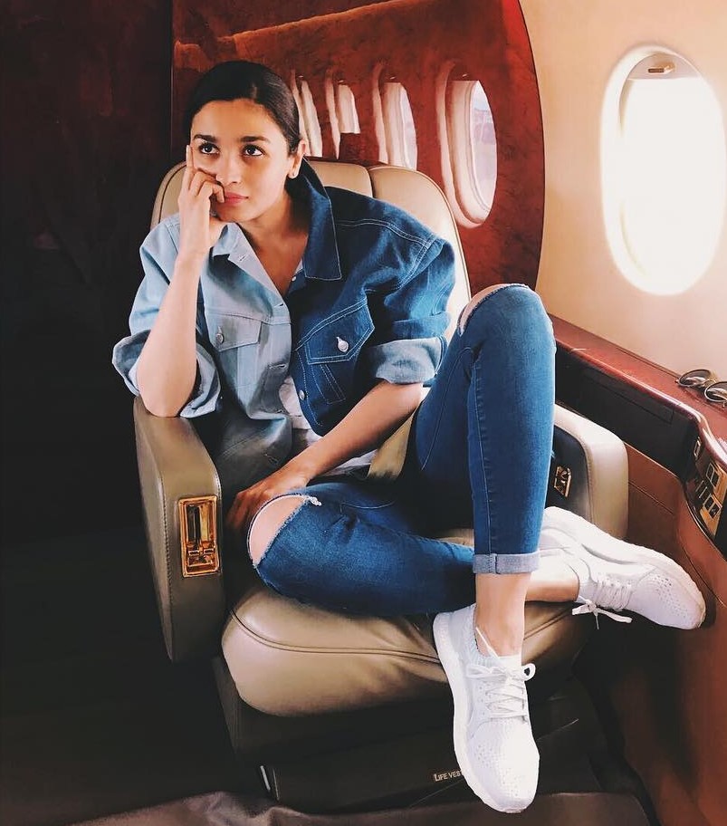 Alia Bhatt To Ananya Panday: Times Star Kids Aced The Dual Tone Denim On Denim Trend - 0