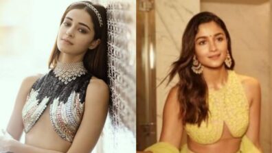 Ananya Panday & Alia Bhatt Making Bold Fashion Choices In An Infinity Blouse: Which Diva Nailed The Trend Better?