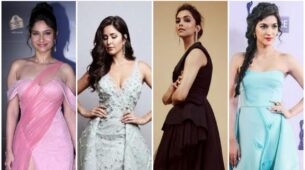 Ankita Lokhande Vs Katrina Kaif Vs Deepika Padukone Vs Kriti Sanon: Which Diva Rocked The Long Gowns Look Flawlessly At Filmfare Awards? FAN BATTLE