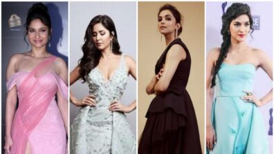 Ankita Lokhande Vs Katrina Kaif Vs Deepika Padukone Vs Kriti Sanon: Which Diva Rocked The Long Gowns Look Flawlessly At Filmfare Awards? FAN BATTLE