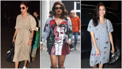 Anushka Sharma, Priyanka Chopra and Alia Bhatt ring in ‘semi-corporate’ vibes in shirt dress style, get your dose of inspiration