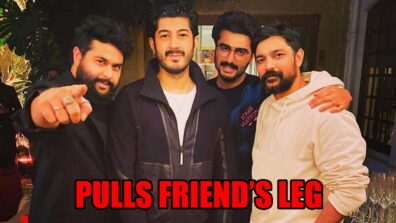 Arjun Kapoor Pulls Friend Kunal Rawal’s Leg For His Pose, Take A Look At His Funny Reply!!!