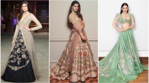Athiya Shetty, Kriti Sanon and Kiara Advani spark in Shyamal And Bhumika’s Designer Creation