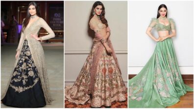 Athiya Shetty, Kriti Sanon and Kiara Advani spark in Shyamal And Bhumika’s Designer Creation