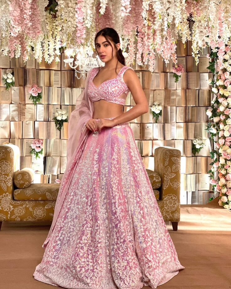 Be It Haldi, Sangeet, Or Mehndi: Hottest Outfits From Sara Ali Khan, Kiara Advani, And Many More To Ace Wedding Outfits - 5