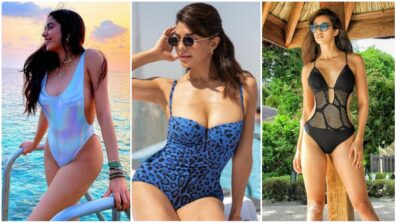 Beach Babies: Janhvi Kapoor, Jacqueline Fernandez and Disha Patani flaunt their hot legs in one-piece monokinis, are you ready for a vacay?