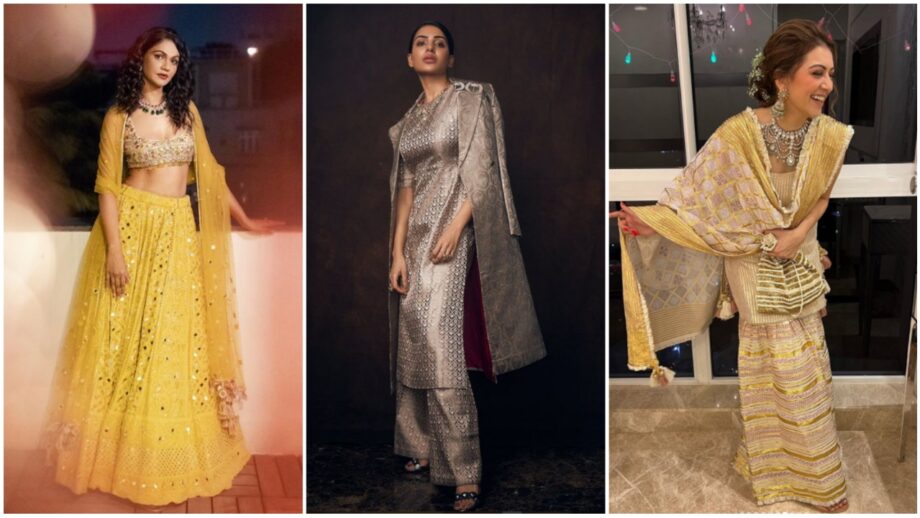Best Beauty Looks From Celebs Diwali Celebrations: Samantha Ruth Prabhu To Allu Arjun 517736