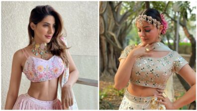 Bigg Boss babes Nikki Tamboli and Rubina Dilaik flaunt their ‘desi tadka’ style with precision, come fall in love