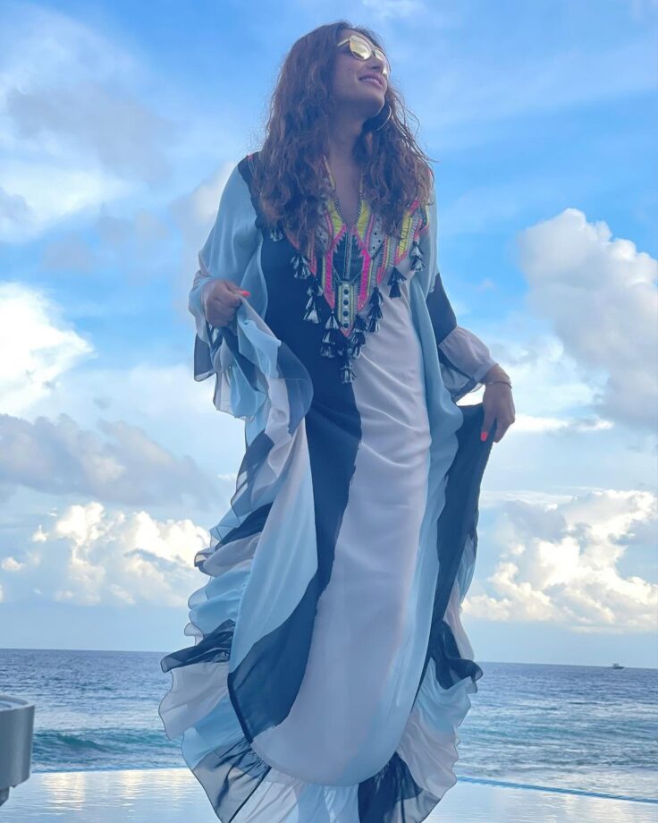Bipasha Basu Looks Total Knockout As She Slays In the Maldives In Kaftan - 0