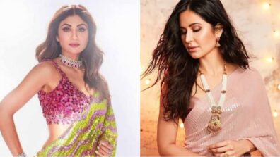 Shilpa Shetty In Neon Colours To Katrina Kaif’s Dual Tone: Hottest Sequin Sarees To Fill In Your Wardrobe