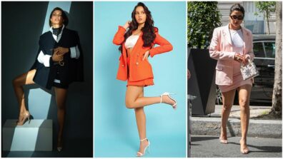 Boss Babes: Jacqueline Fernandes, Nora Fatehi and Priyanka Chopra steal the show in skirt and blazer