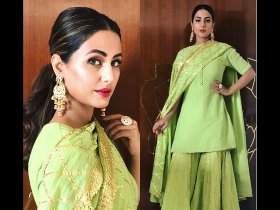 Boss Lady Hina Khan Stuns Us With Her All Green Look, See Pictures Here - 0