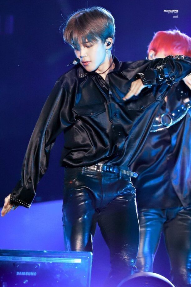 BTS Jimin’s Most Stylish Looks In Leather Jacket - 1