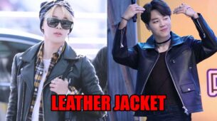 BTS Jimin’s Most Stylish Looks In Leather Jacket