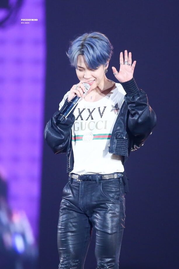 BTS Jimin’s Most Stylish Looks In Leather Jacket - 3