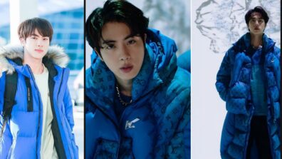 BTS JIn’s ‘Cool Blue’ Winter Jacket Styles That Made Heads Turn: See Viral Pics