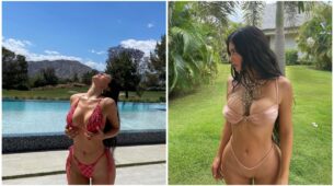 Burning Hot! Kylie Jenner Is Making Heads Turn In Pink And Red Checkered Bikini