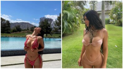 Burning Hot! Kylie Jenner Is Making Heads Turn In Pink And Red Checkered Bikini