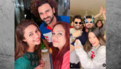 Celebrity Get-together: Divyanka Tripathi, Sana Makbul & Arjun Bijlani caught partying hard, see videos
