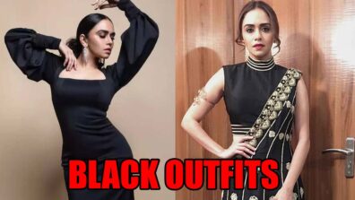 Amruta Khanvilkar Inspired Black Outfits We Loved The Most