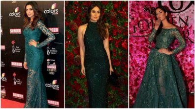 Deepika Padukone, Katrina Kaif and Kareena Kapoor are here to make heads spin with special green gown outfit, come fall in love