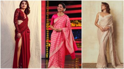 Desi Love At Its Fabulous Best! Which Saree Of Samantha Ruth Prabhu Would You Pick For The Festive Season?